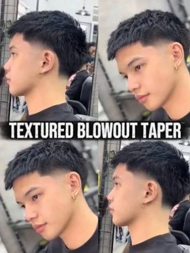 Blowout Taper vs Textured Fringe